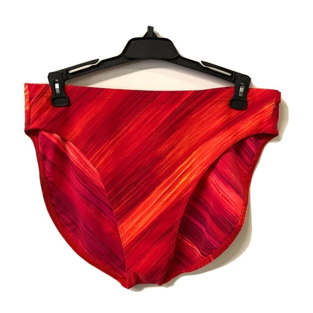 Body I.D Multicolor Striped Bikini Swim Bottoms Swimsuit